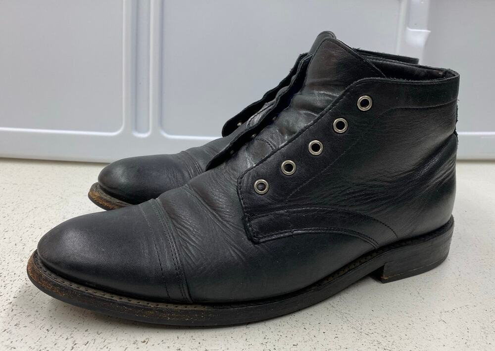 Men Thursday Boot Co. Everyday Cadet black leather Oxford ankle boots, 8.5